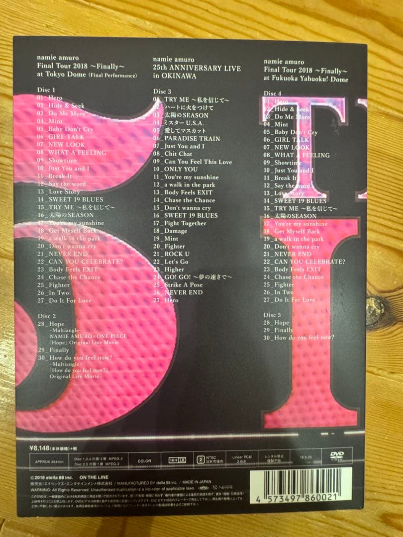 ★美品DVD 安室奈美恵 FinalTour2018５枚組