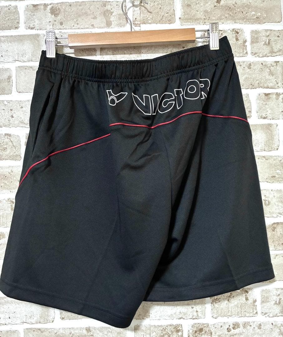 【早い者勝ち✨】新品 ビクター メンズ ゲームパンツ XL ブラック 黒x赤