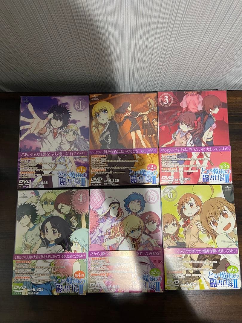 とある科学の超電磁砲 BD/DVD、とある魔術の禁書目録1.2期DVDセット