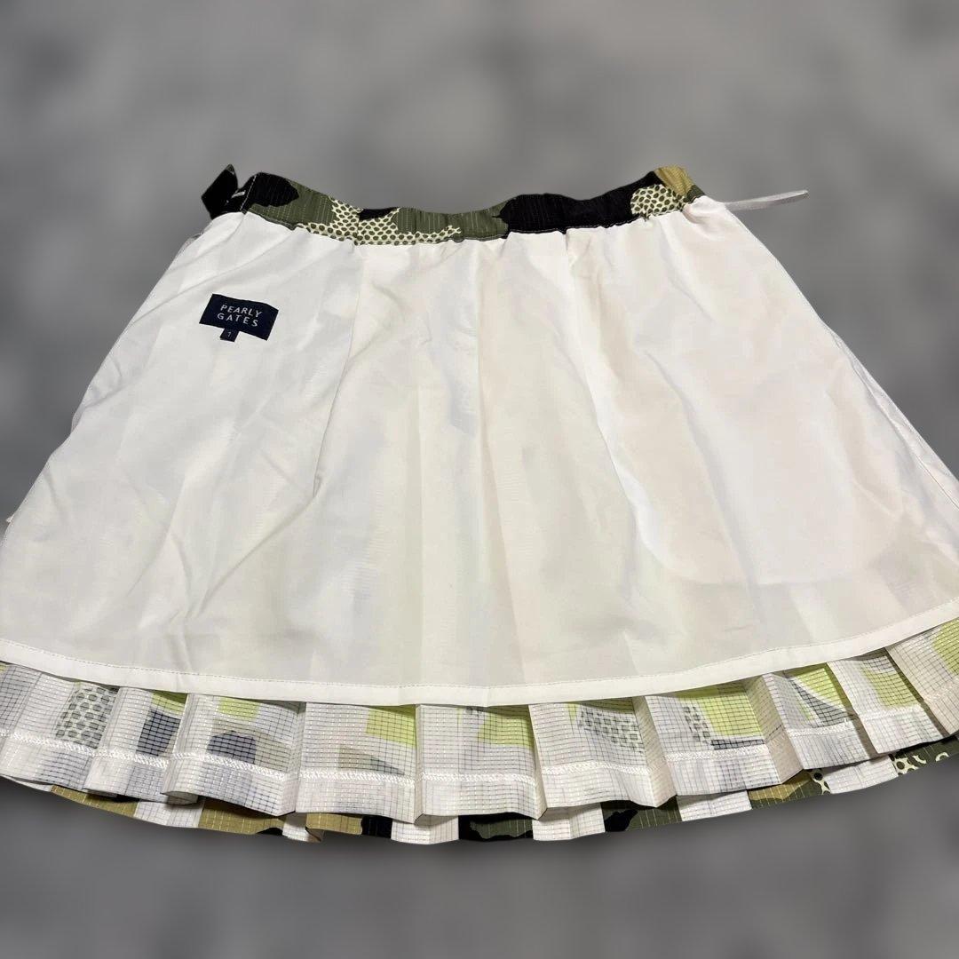 パーリーゲイツ　カモ柄スカート 裏地付き　美品　サイズ1 春　夏