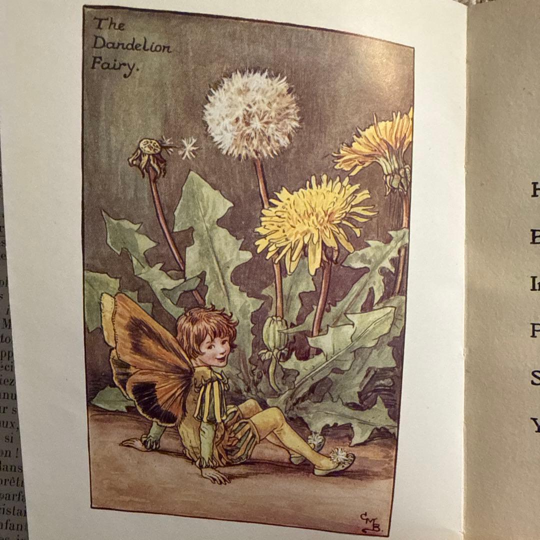 美品アンティーク美しい挿絵イギリス絵本 洋書 古書 妖精ジャンクジャーナル児童書