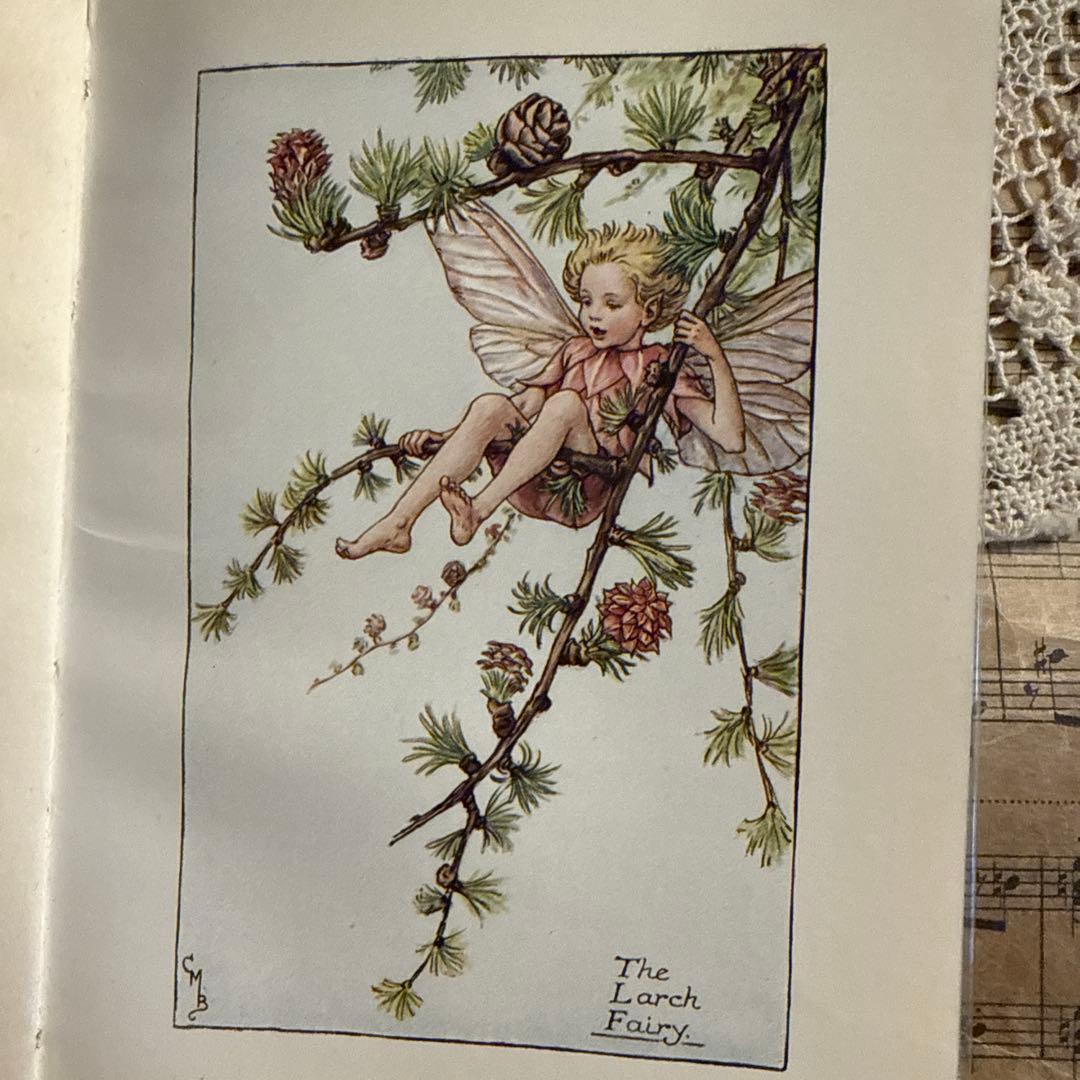 美品アンティーク美しい挿絵イギリス絵本 洋書 古書 妖精ジャンクジャーナル児童書