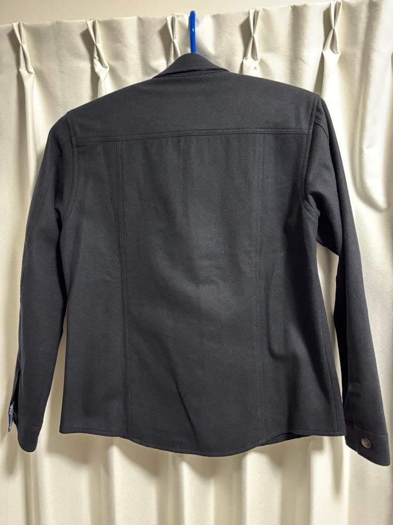 BURBERRY BLACK LABEL CPOジャケット ブラック メンズ