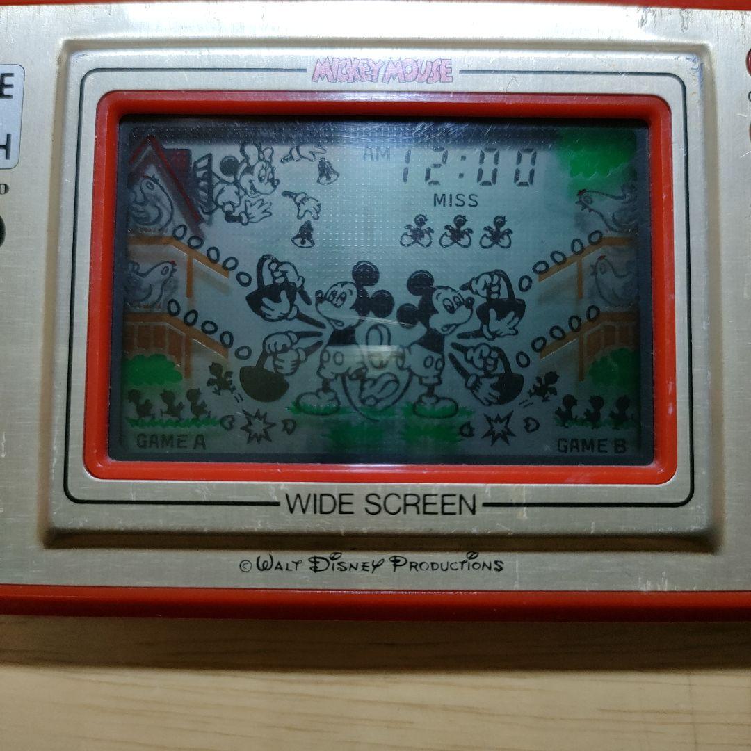 ゲームアンドウォッチ ミッキーマウス ニンテンドー任天堂Nintendoメンテ済