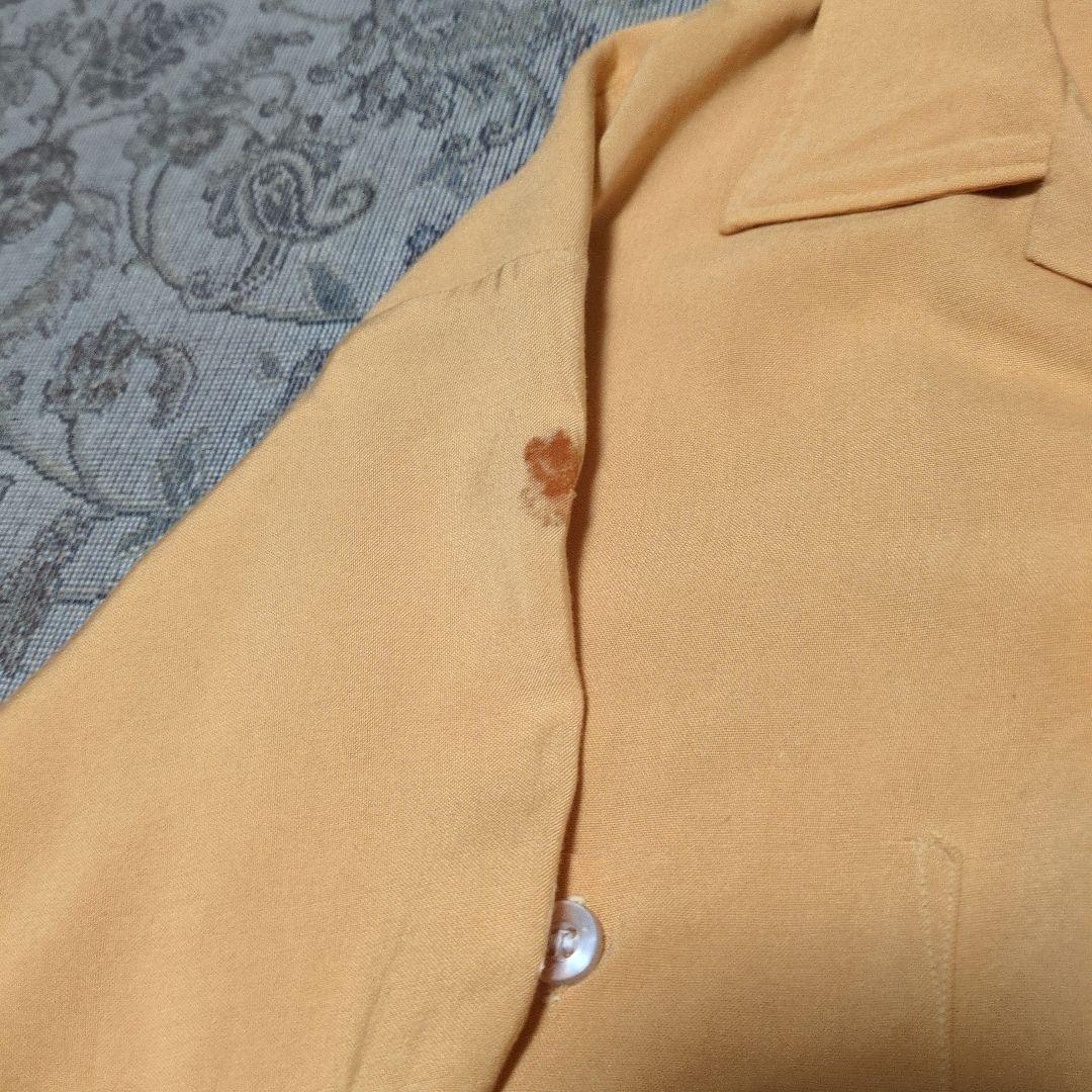 N*n様 50s レーヨン ボーリングシャツ ロカビリー ビンテージ 古着 フロ