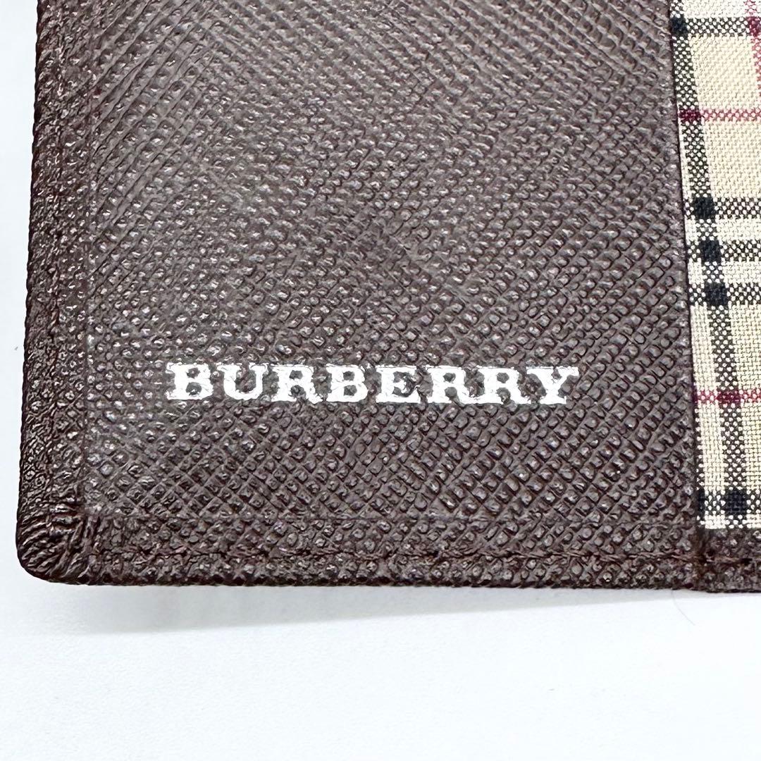 希少 未使用✨BURBERRY ノバチェック 4連キーケース レザー ブラウン