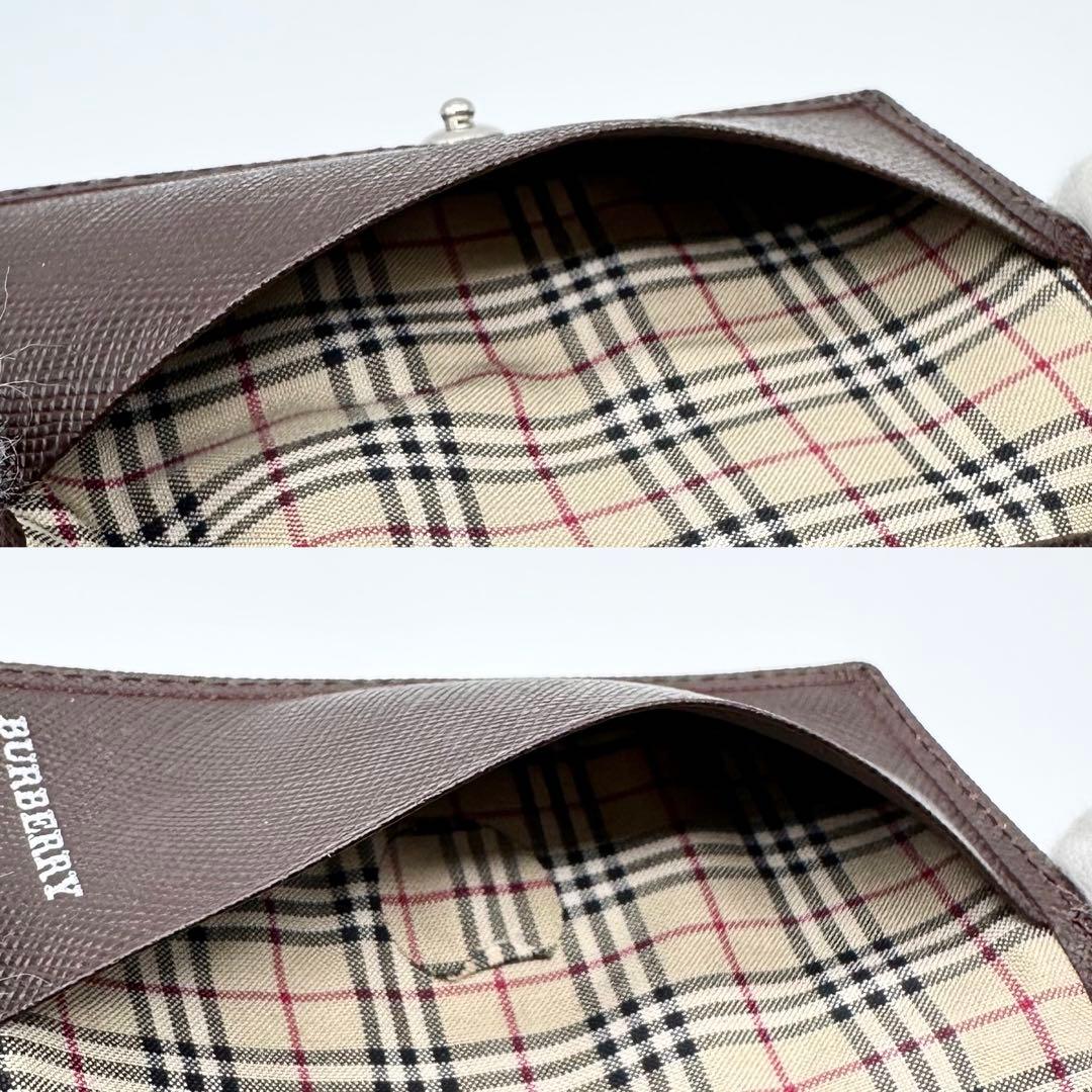 希少 未使用✨BURBERRY ノバチェック 4連キーケース レザー ブラウン