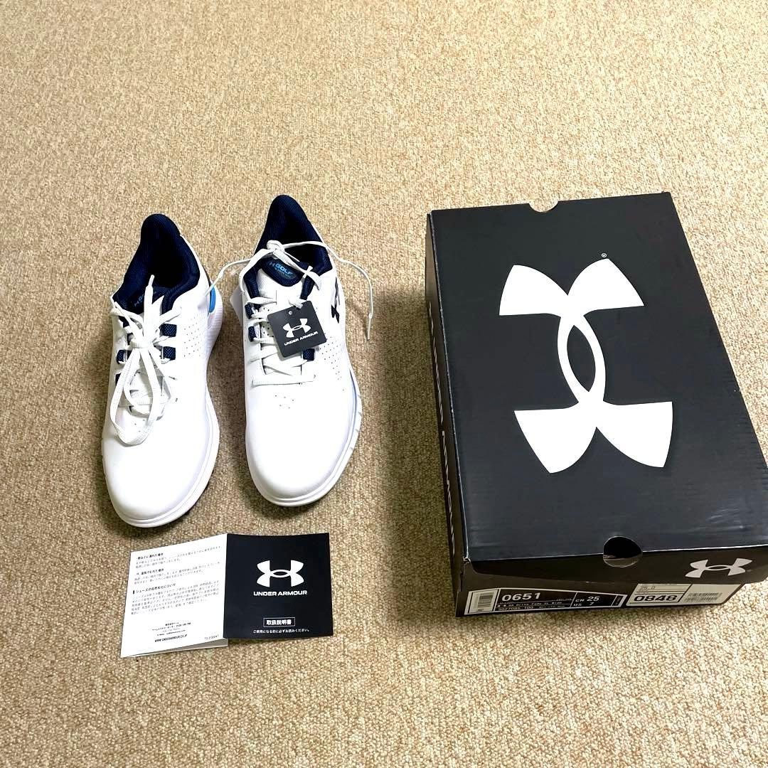 UNDER ARMOUR(新品、未使用品) UAワイド ゴルフシューズ