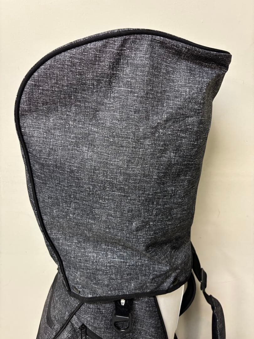 【美品】NIKE ゴルフ スタンド式キャディバッグ グレー×蛍光グリーン