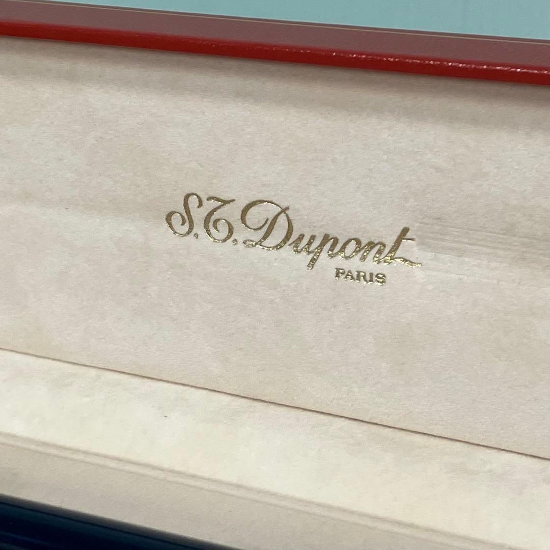 S.T. Dupont エステーデュポン　ボールペン　刻印入り　ネイビー