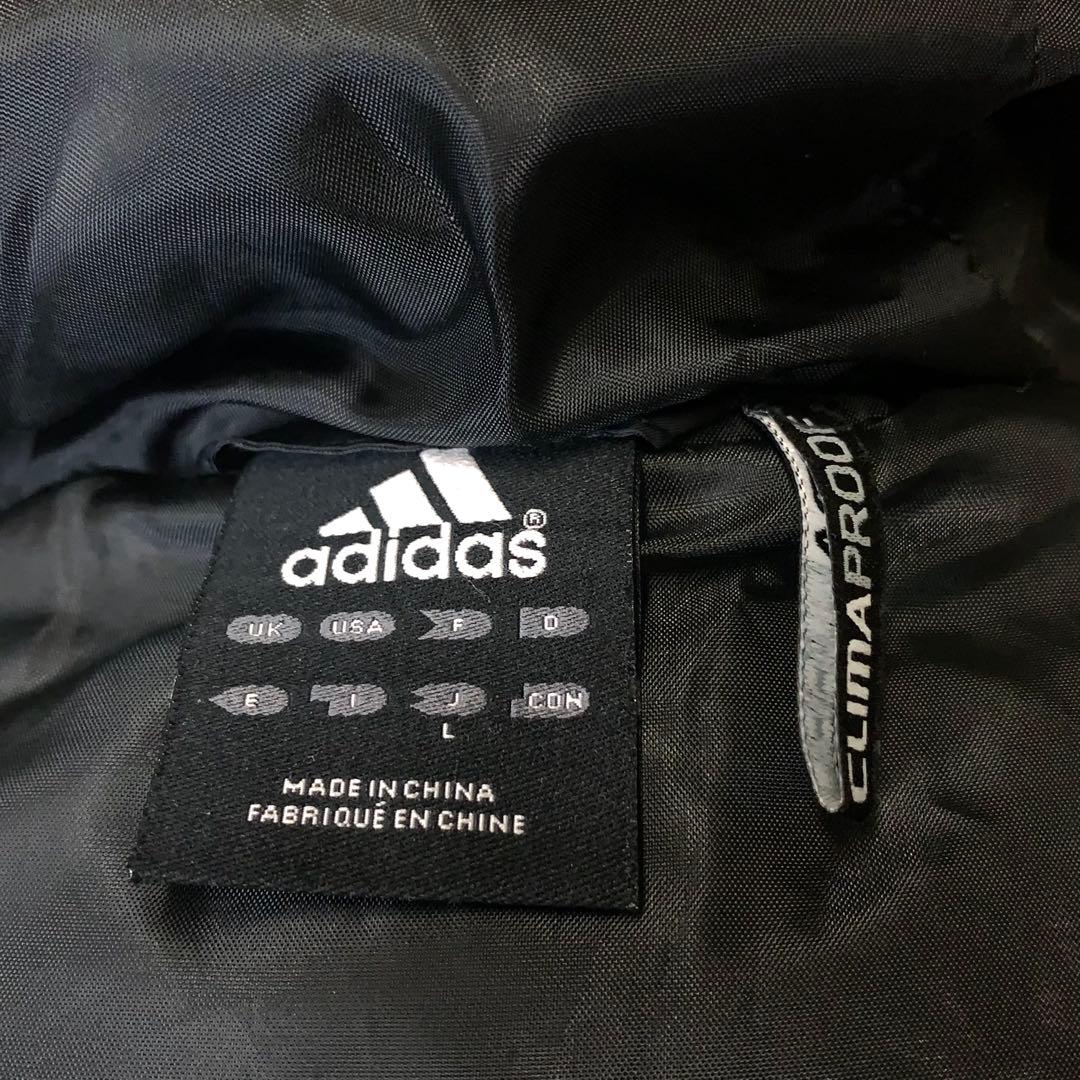 【美品】adidas ベンチコート　フード着脱不可　L（メンズM〜L相当）
