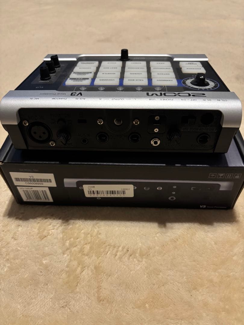 【動作確認済】Zoom V3 ボーカルプロセッサー／ボーカルエフェクター