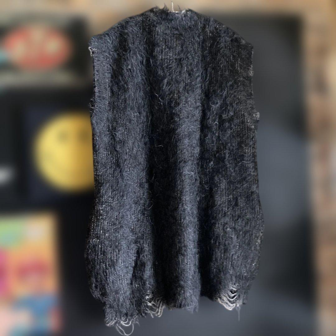 Maison ミハラヤスヒロ モヘアニットベスト　未使用品 フリーサイズ