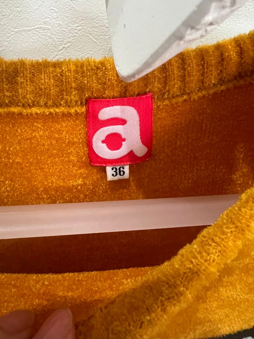 archivio セーター・スカートセット 36 白/オレンジ