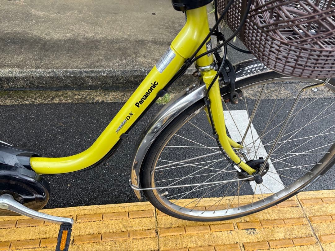 中古Panasonic電動アシスト自転車　13.2Ah4点灯　大阪　092番