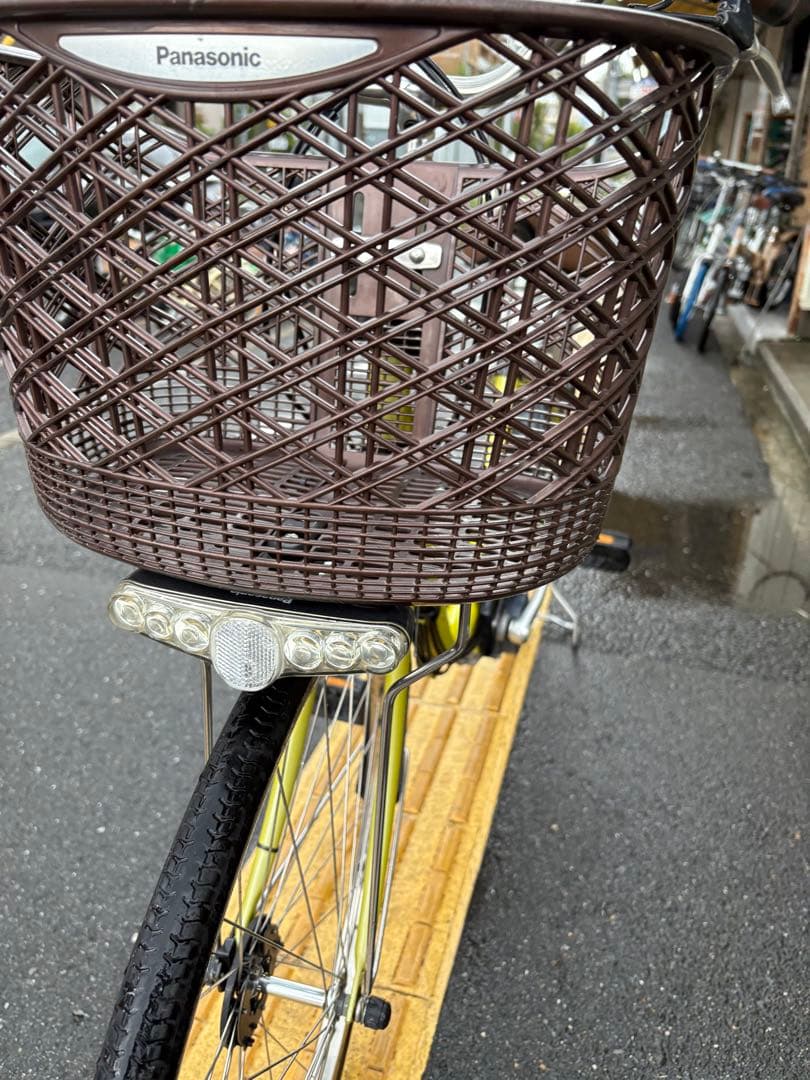 中古Panasonic電動アシスト自転車　13.2Ah4点灯　大阪　092番