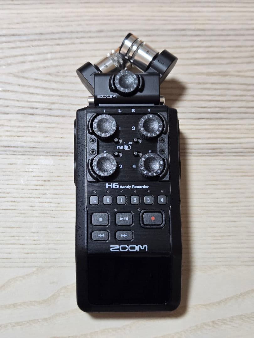 配信機器・PA機器・レコーディング機器 H6/BLK(Handy Recorder)