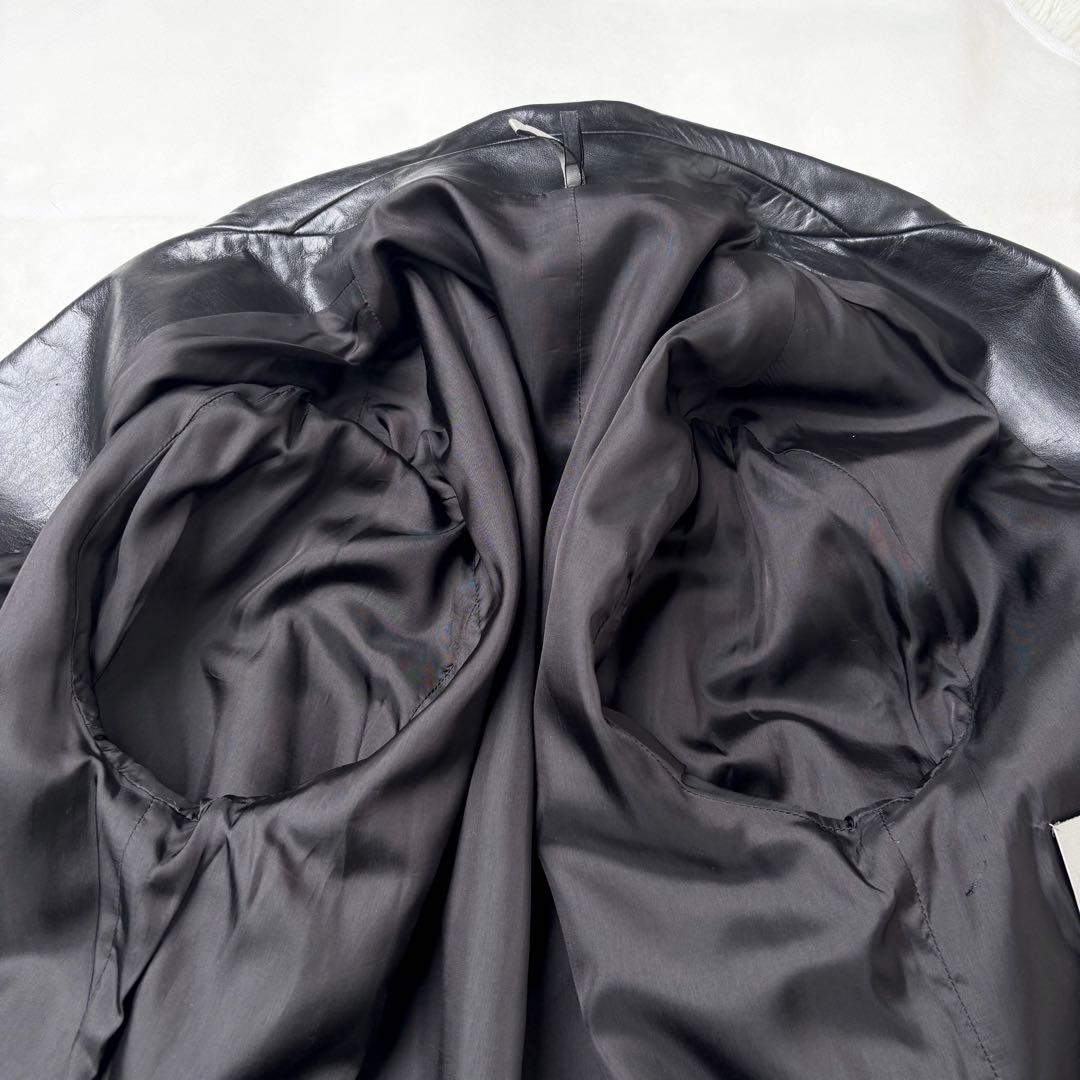 DIOR HOMME 02SS エディ期 レザージャケット 本革 ラム 50