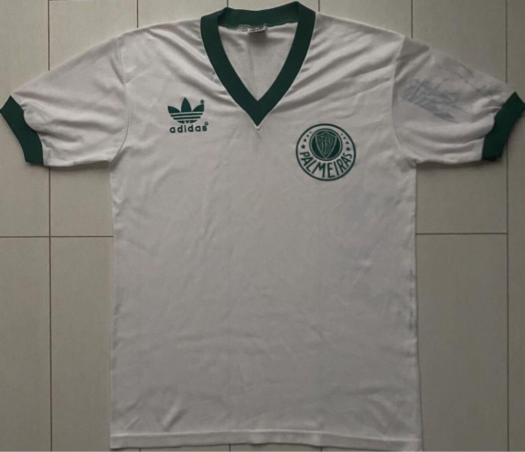 ブラジル製 80s adidas palmeiras 白 ユニフォーム XXL