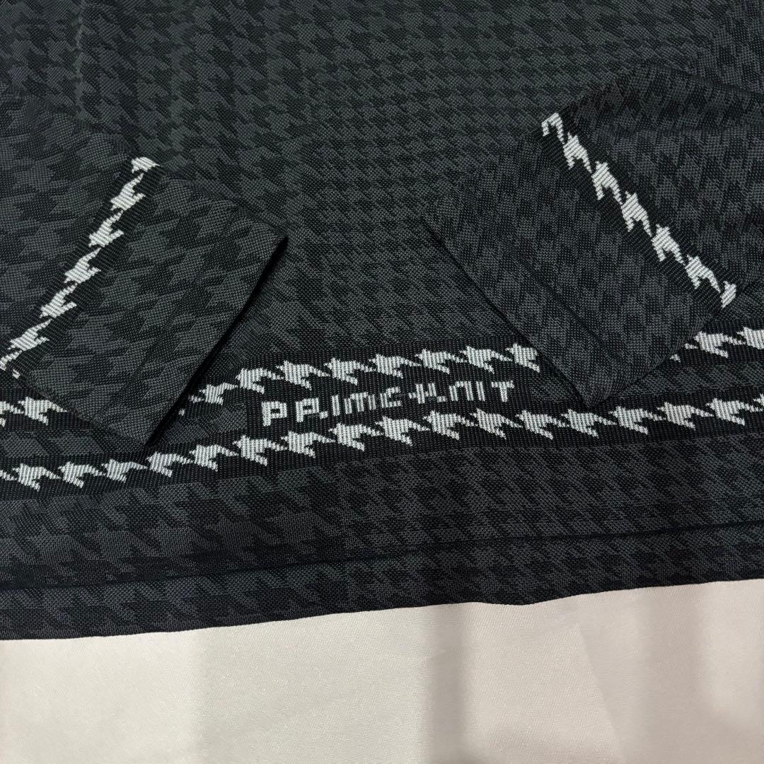 新品adidasゴルフPRIMEKNIT　ポロ襟ニット チェック 人気　XL