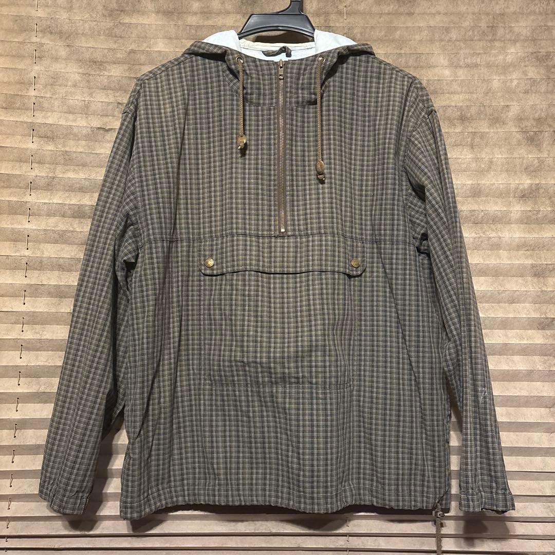80s Eddie Bauer プルオーバー コットン アノラック パーカー