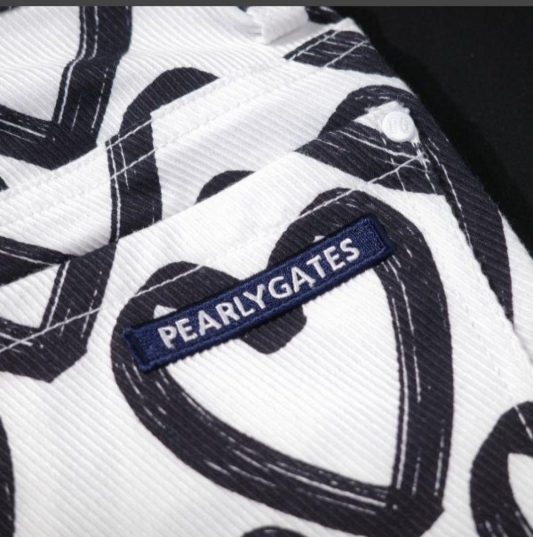【新品未使用】PEARLY GATES レディース ハート柄 ストレッチパンツ