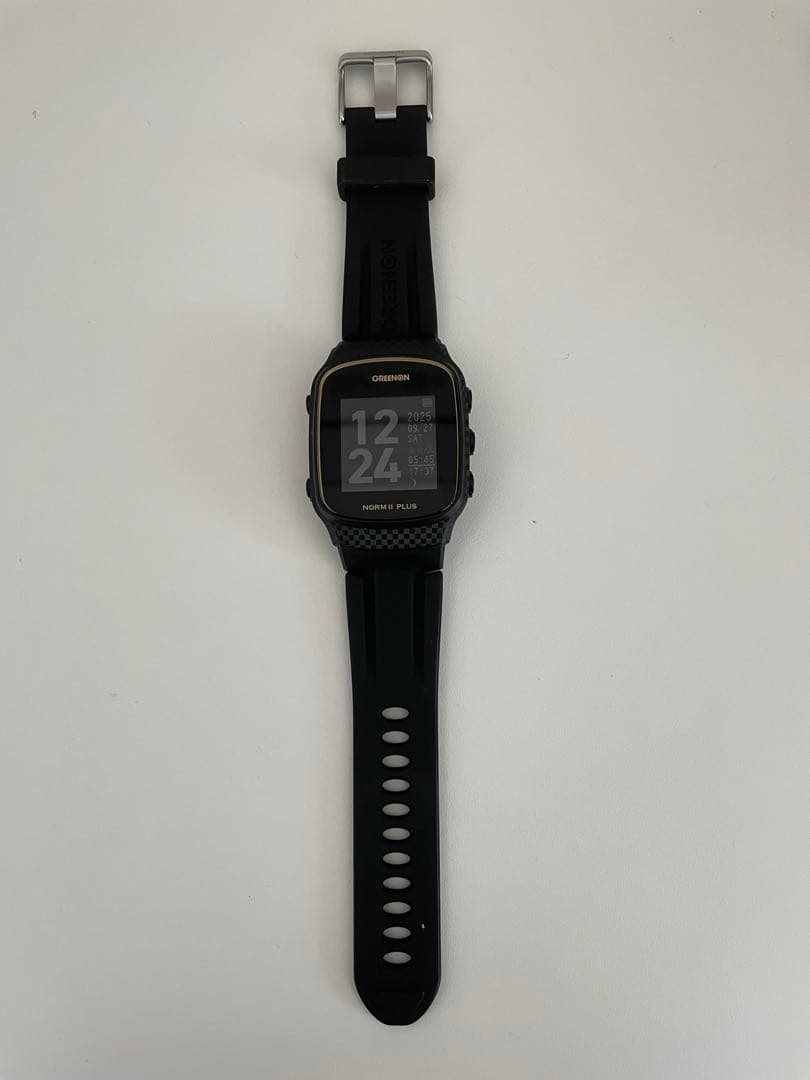 美品 NORM II PLUS ノルム2プラス ゴルフGPSウォッチ 黒
