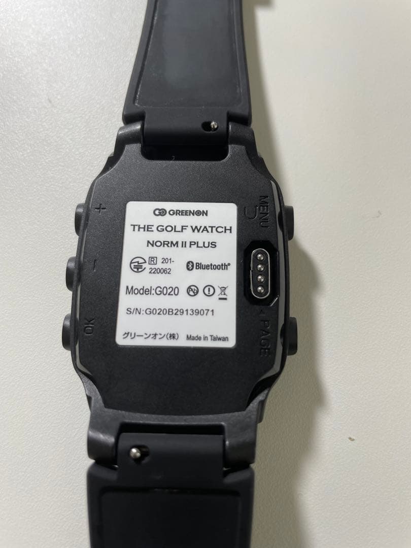 美品 NORM II PLUS ノルム2プラス ゴルフGPSウォッチ 黒