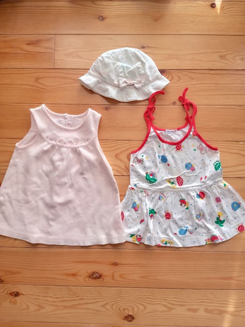 全てファミリア‼️女の子80cm春夏物13点セットまとめ売り★おまとめ半袖長袖