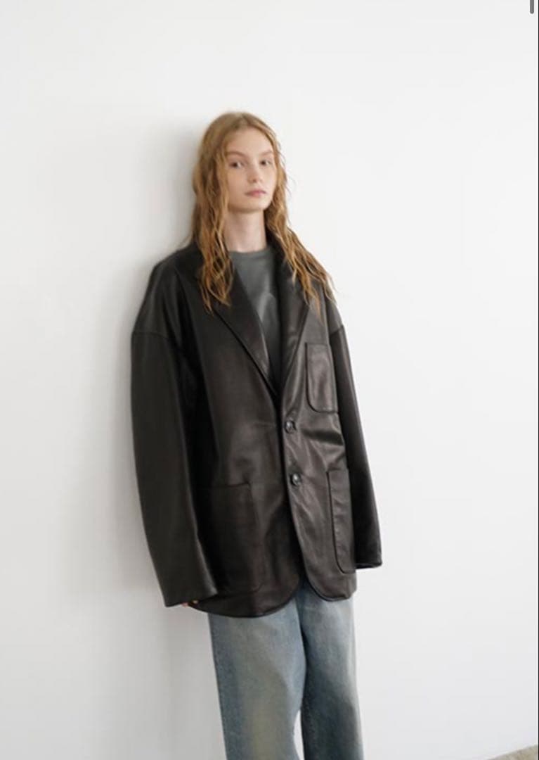 YOKO SAKAMOTOヨーコサカモトLEATHER BIG JACKET
