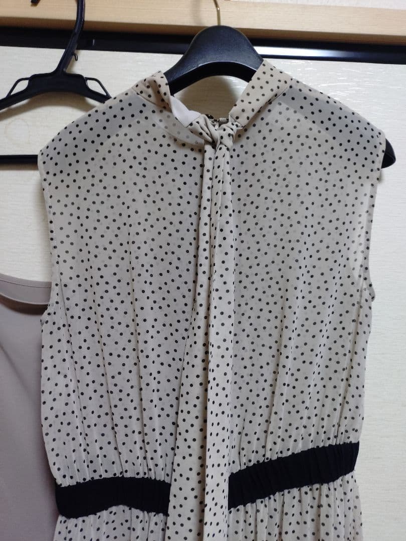 ✿　アナイ　ANAYI シフォンドットティアードワンピース