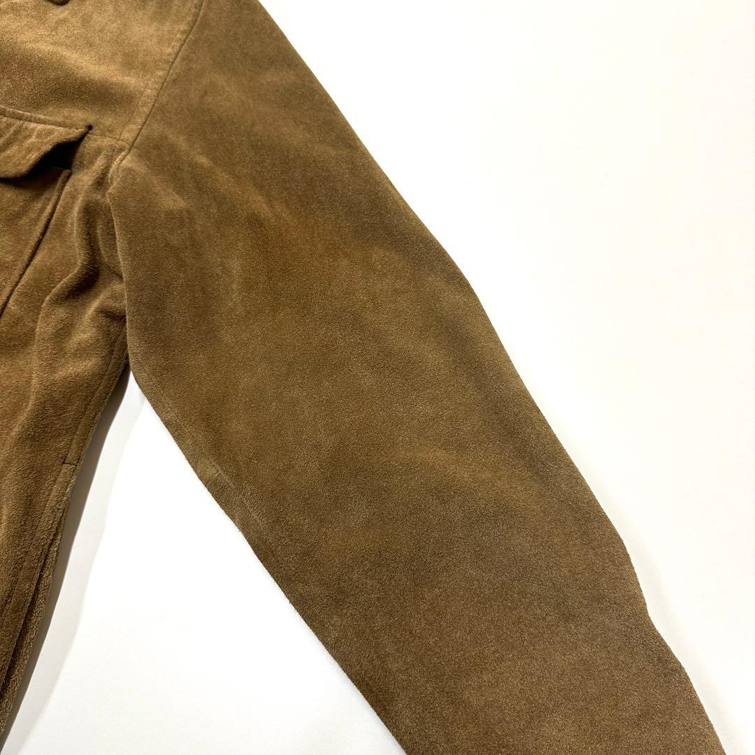 GAP オールドギャップ　スエードレザージャケット　シャツジャケット 裏地付き
