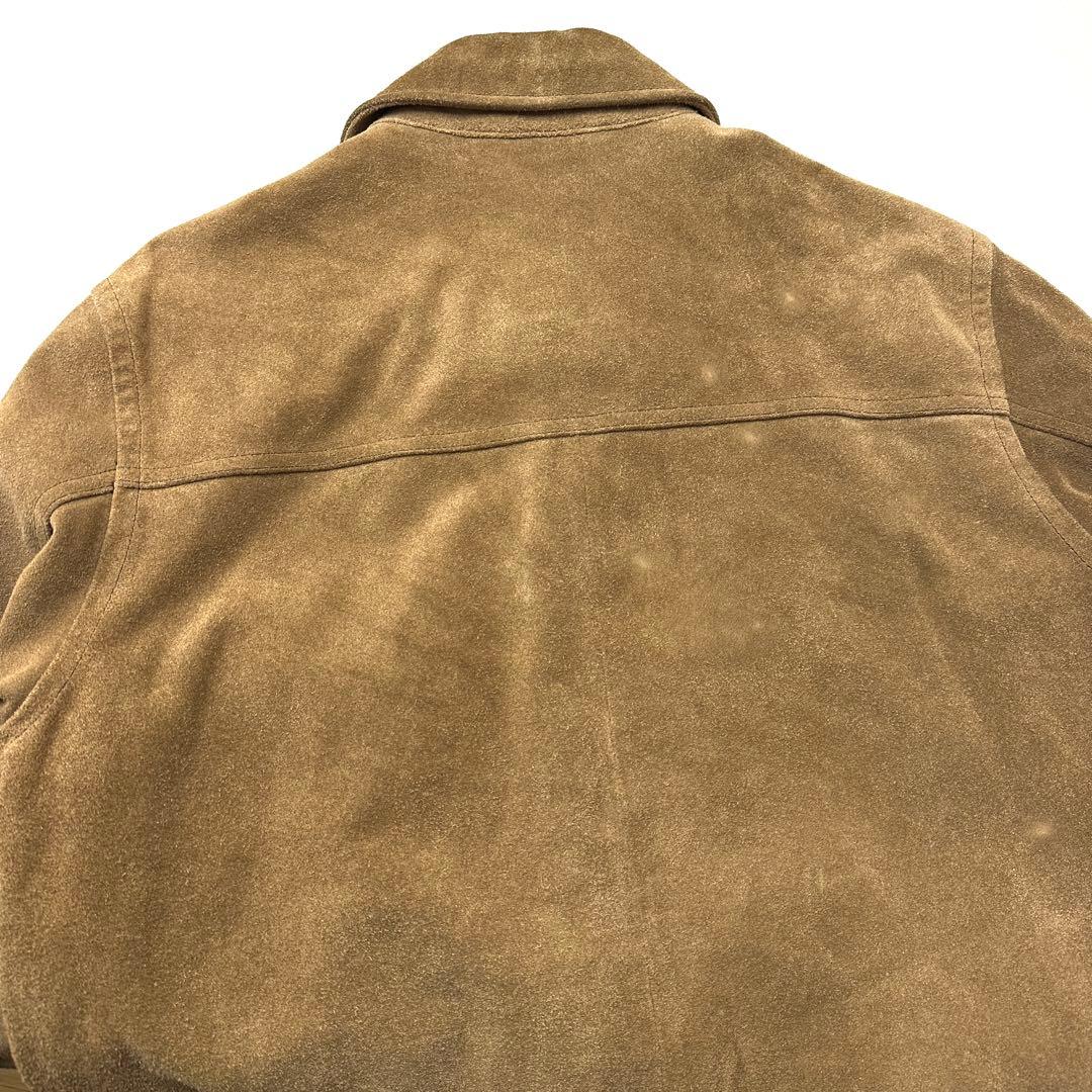 GAP オールドギャップ　スエードレザージャケット　シャツジャケット 裏地付き