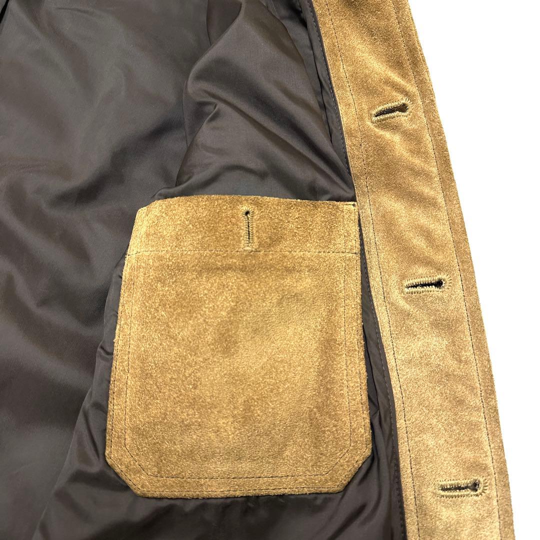 GAP オールドギャップ　スエードレザージャケット　シャツジャケット 裏地付き