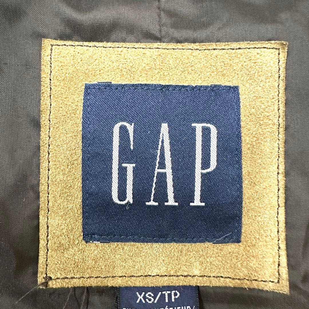 GAP オールドギャップ　スエードレザージャケット　シャツジャケット 裏地付き