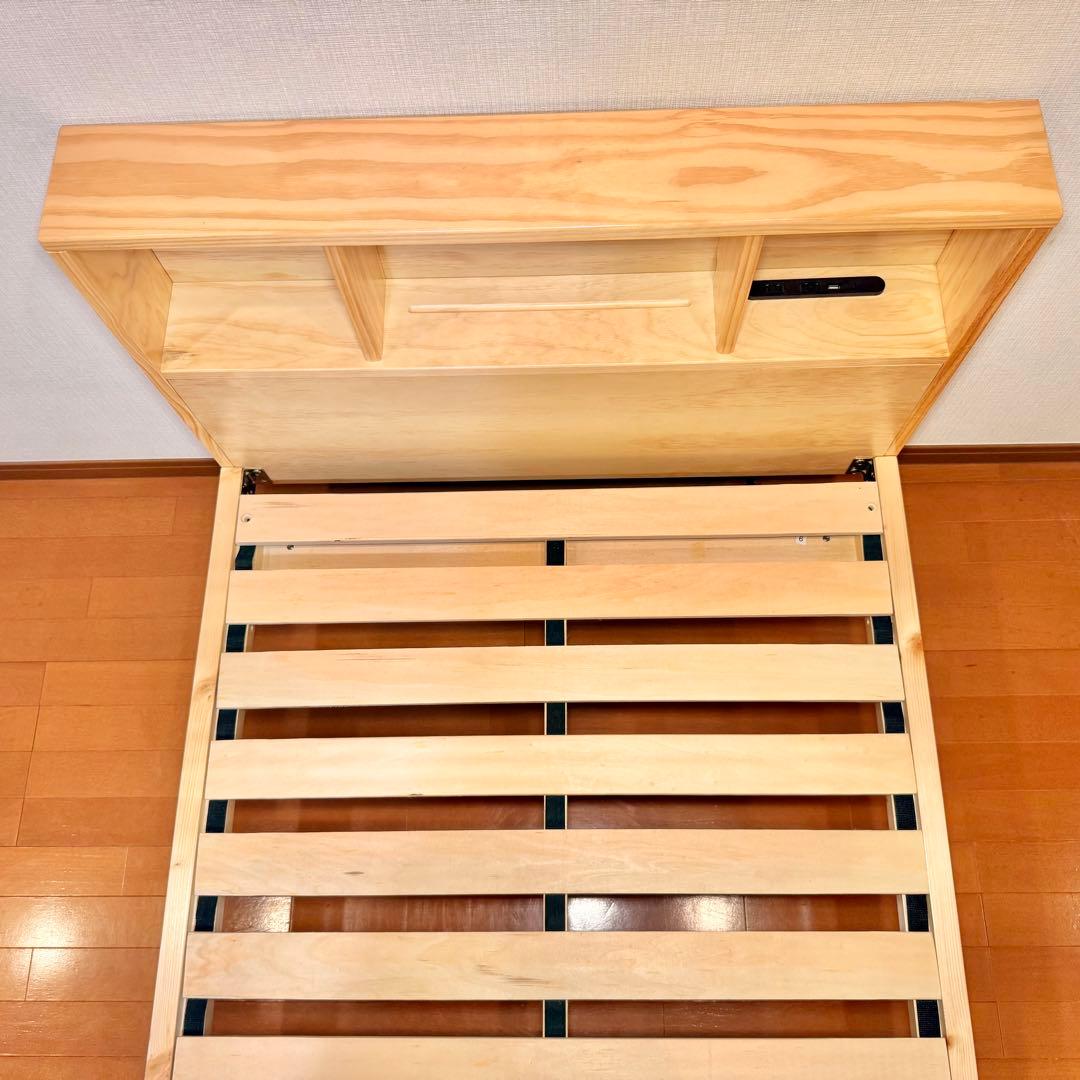 シングルベッド フレーム すのこ 木製 天然パイン材