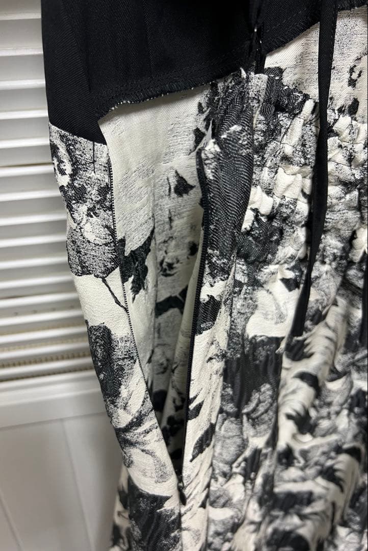 sahara Design Strap Jacquard Dress Fブラック