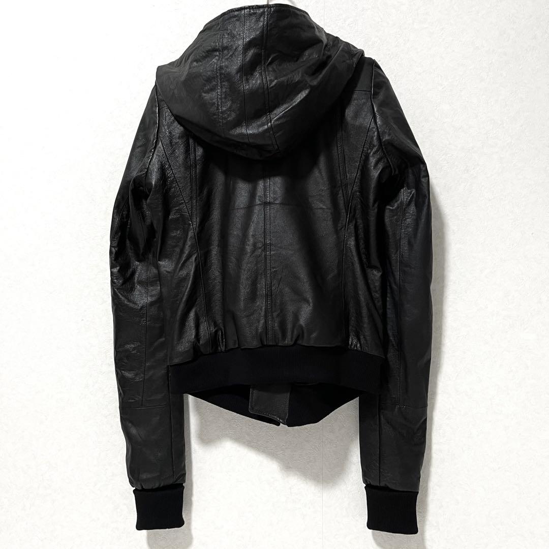 Dark Wear Leather Jacket Y2K Opium EKAM系
