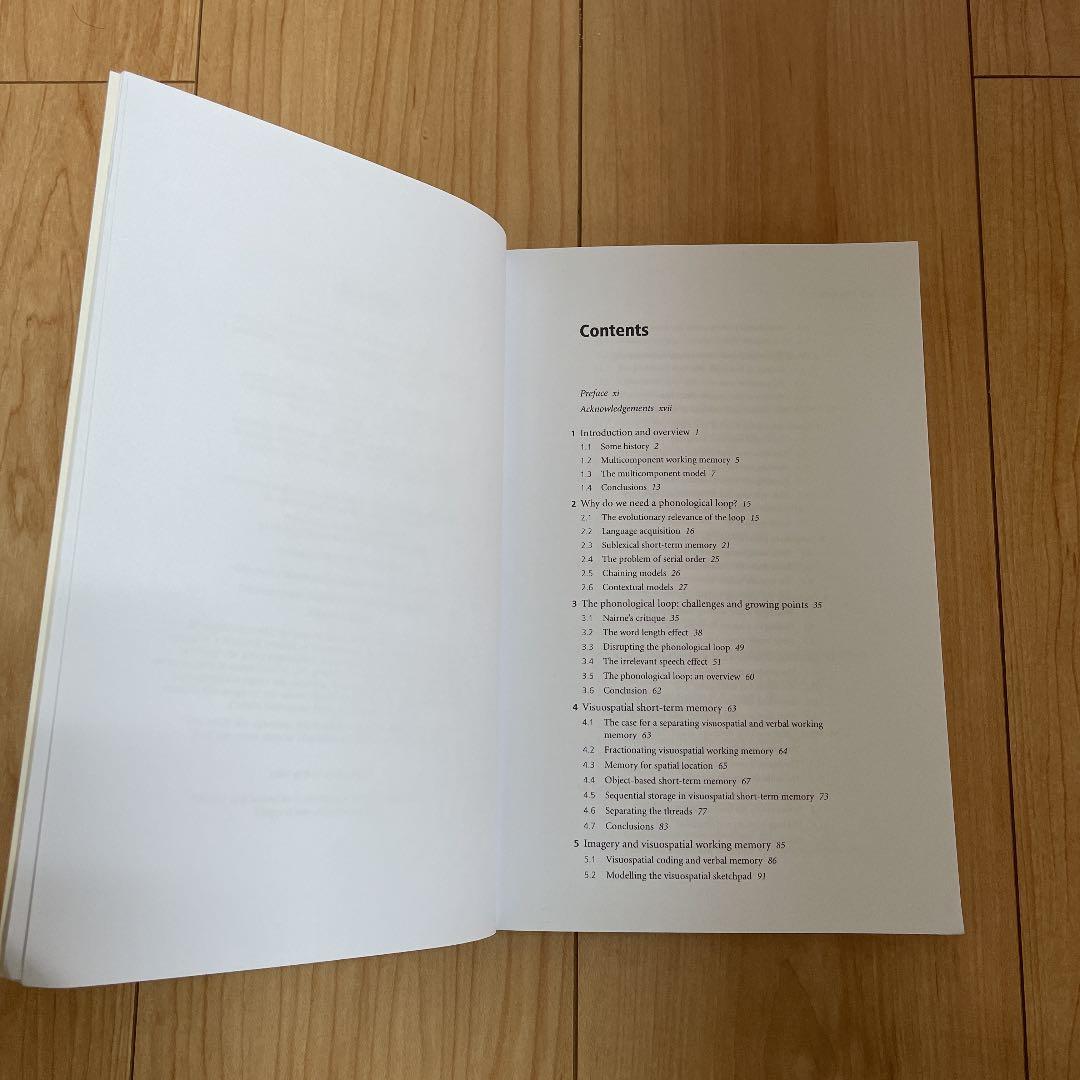 洋書 Working Memory, Thought, and Action