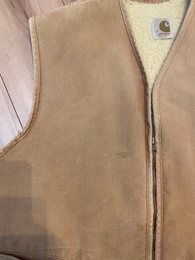 70s カーハート　ダック　ベスト　SCOVILL VINTAGE 襤褸　希少