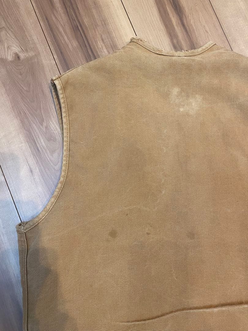 70s カーハート　ダック　ベスト　SCOVILL VINTAGE 襤褸　希少