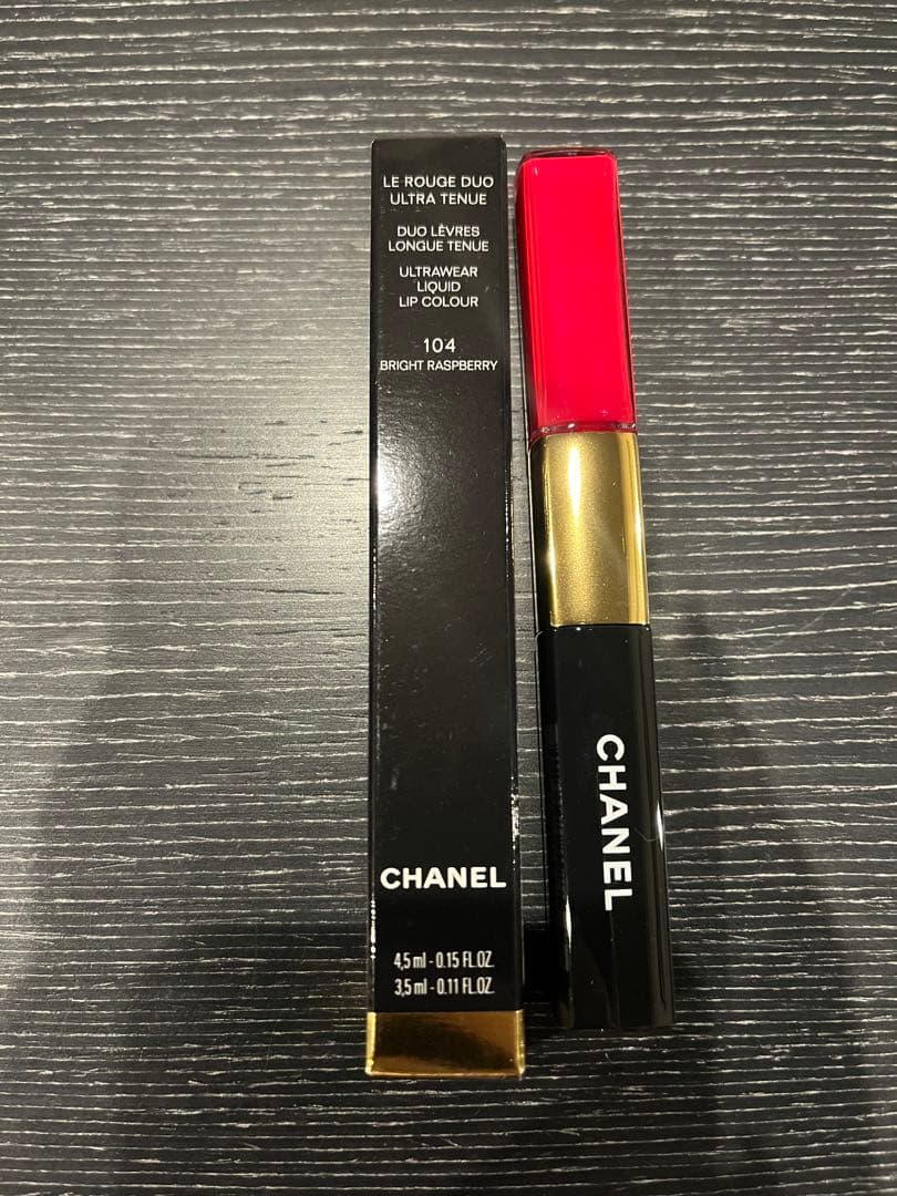 新品　CHANEL シャネル ルルージュデュオ　104 ブライトラズベリー