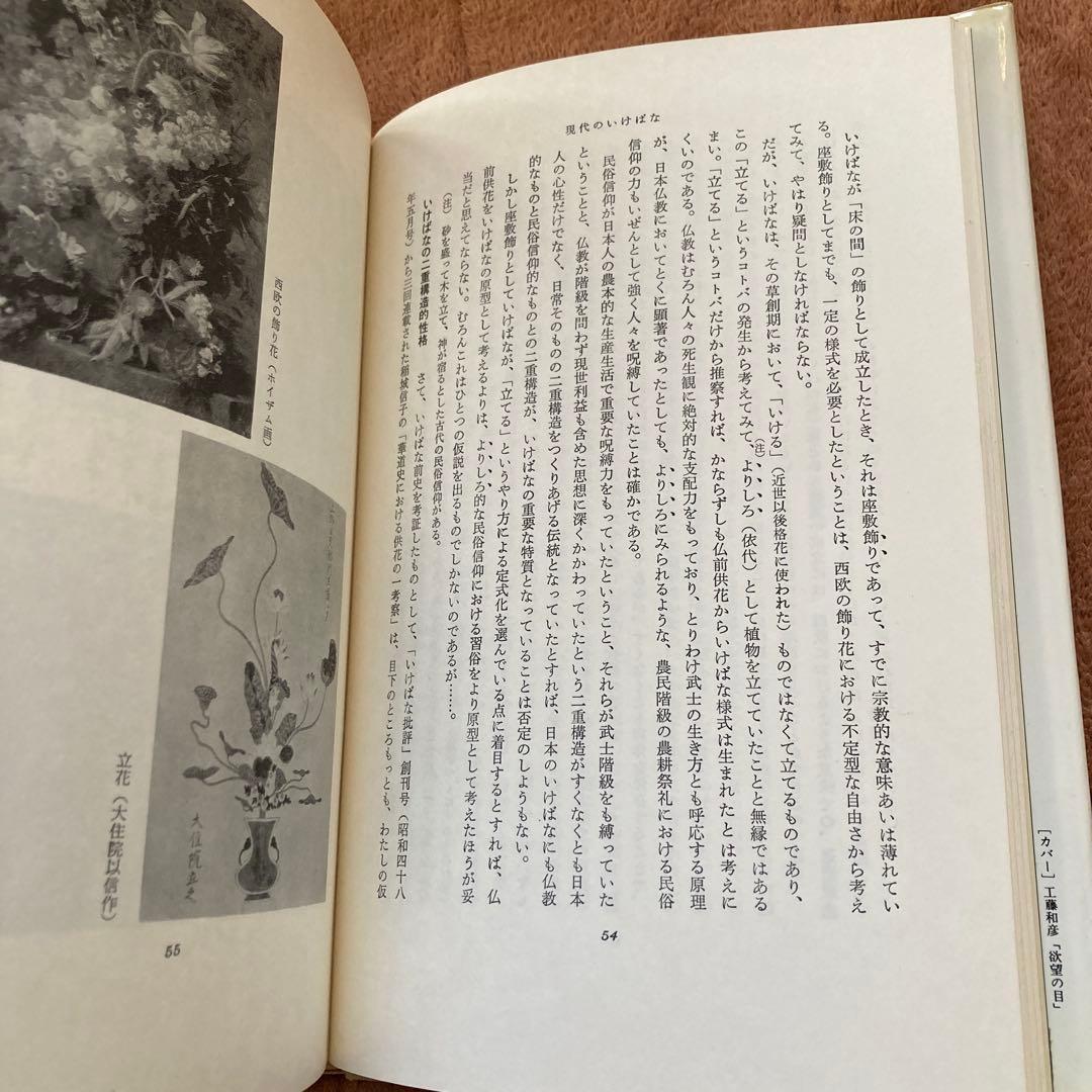 現代のいけばな 重森弘淹　八坂書房刊　植物と文化双書