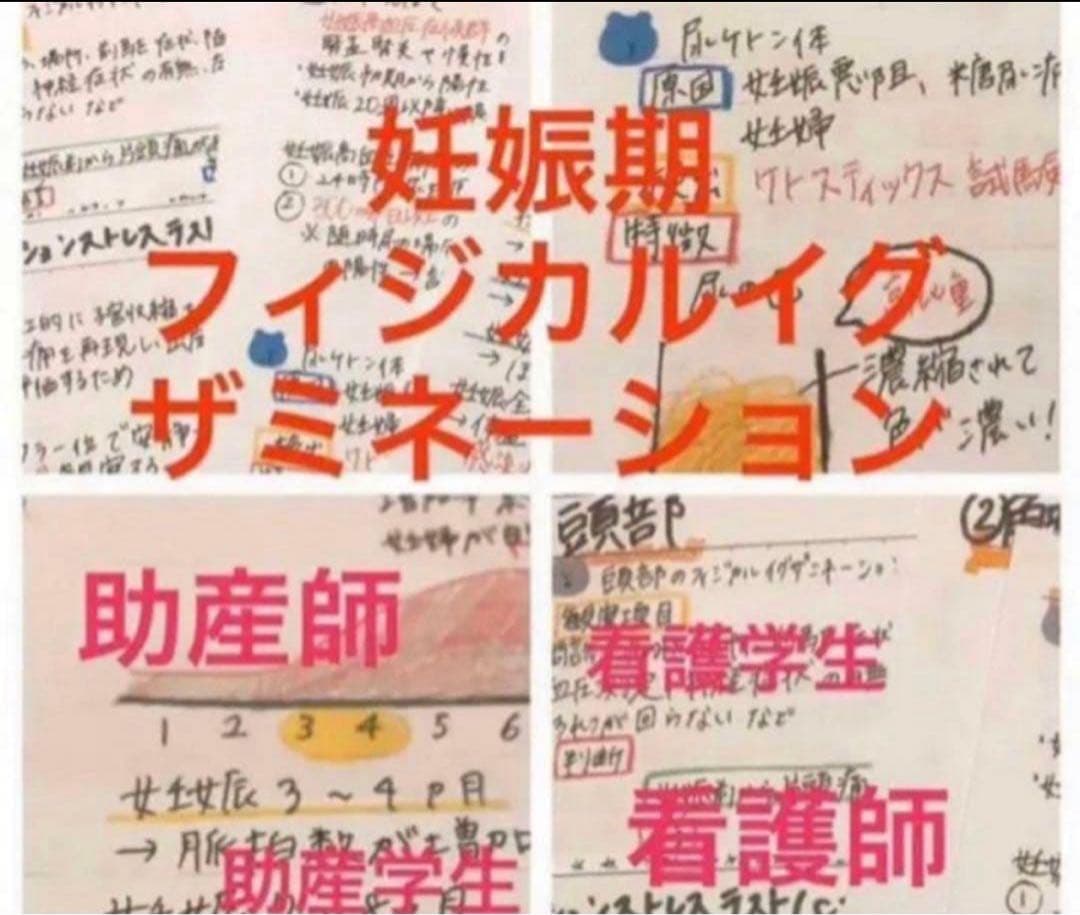 助産師　助産学生　国家試験　合格　実習味方セット　まとめノート　ポケットサイズ