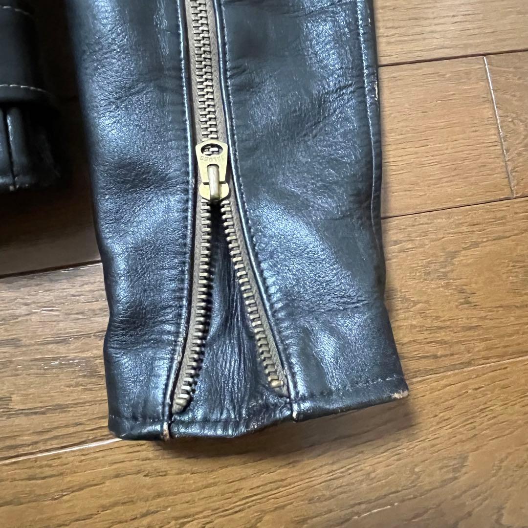 ジャケット・アウター Dry Bones Horse Hide Motorcycle Jacket