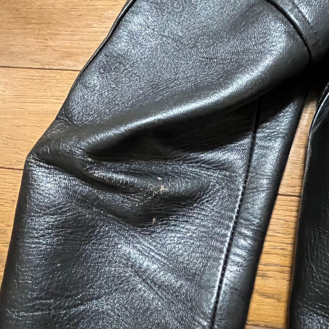 ジャケット・アウター Dry Bones Horse Hide Motorcycle Jacket