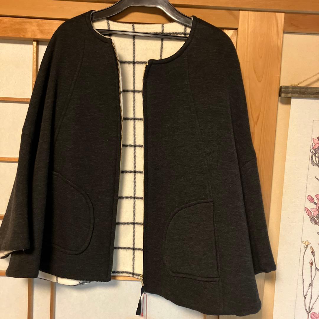 ハルズアミ　リバーシブルショートコート38〔M〕