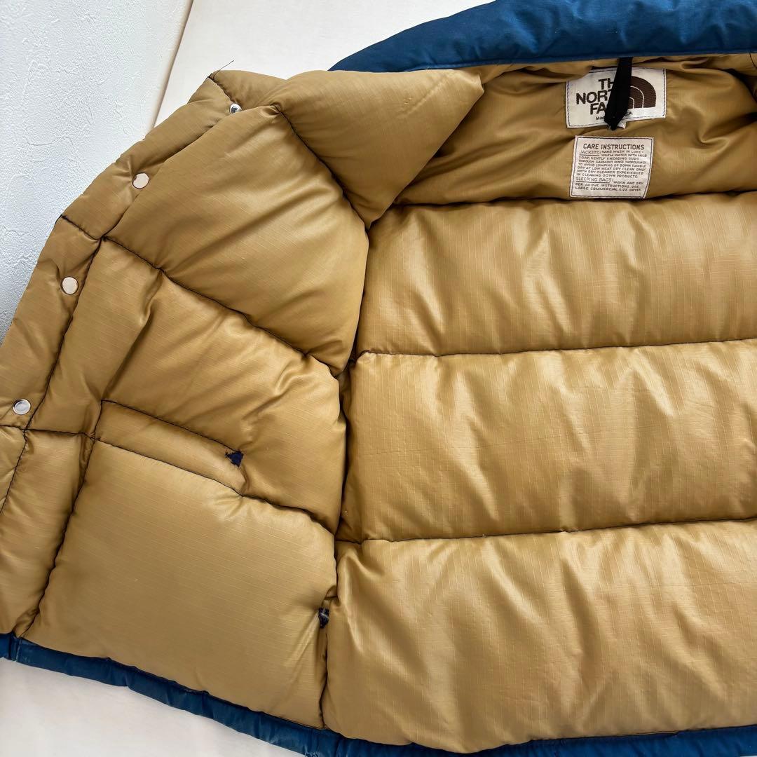 80s THE NORTH FACE 茶タグ ダウンベスト USA製