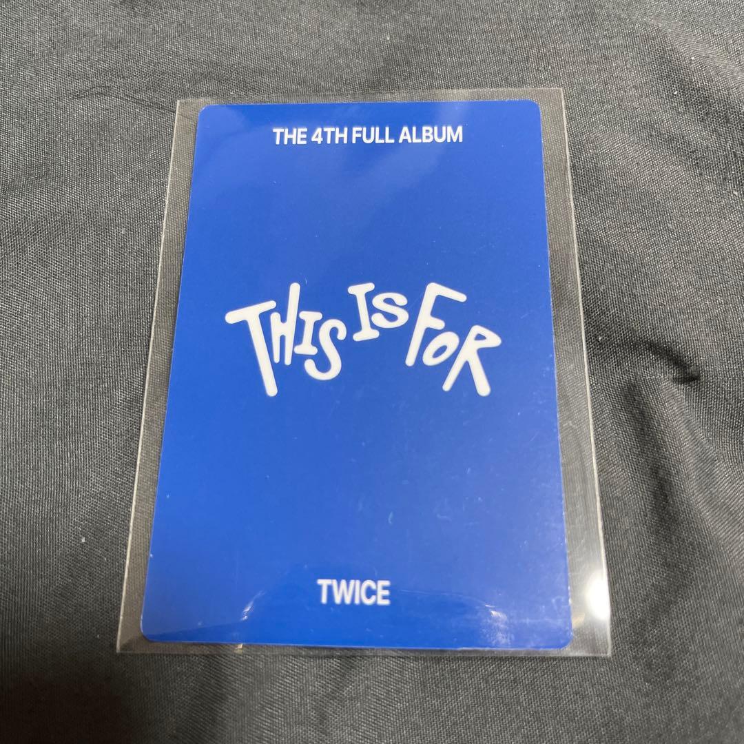 TWICE サナ THIS IS FOR サノク トレカ