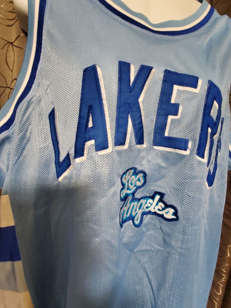 90'LAKERS 水色 ユニフォーム XL HARDWOOD CLASSICS